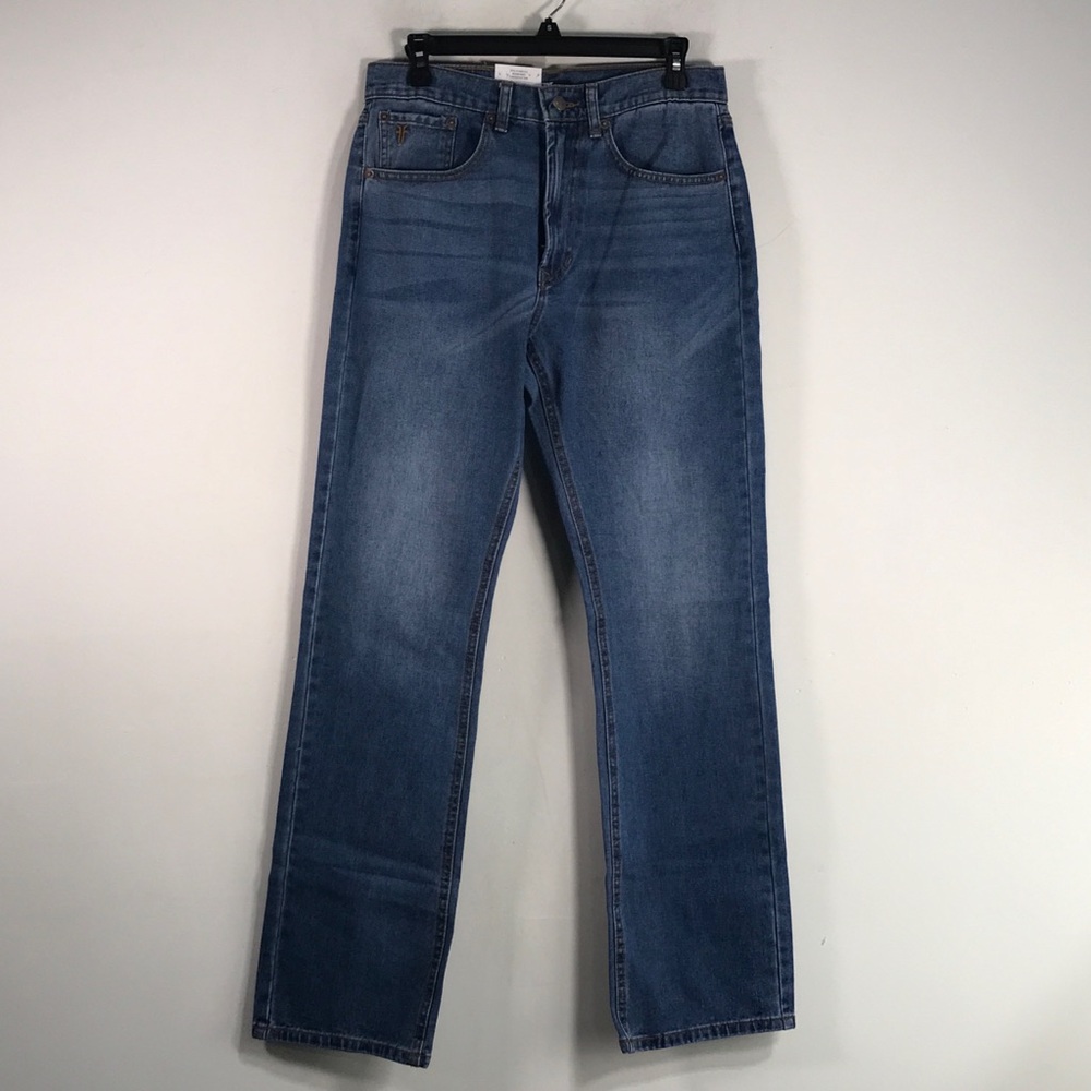 Frye Slim Bootcut Denim Jean, Men's Size 30 x 32 - Medium Wash